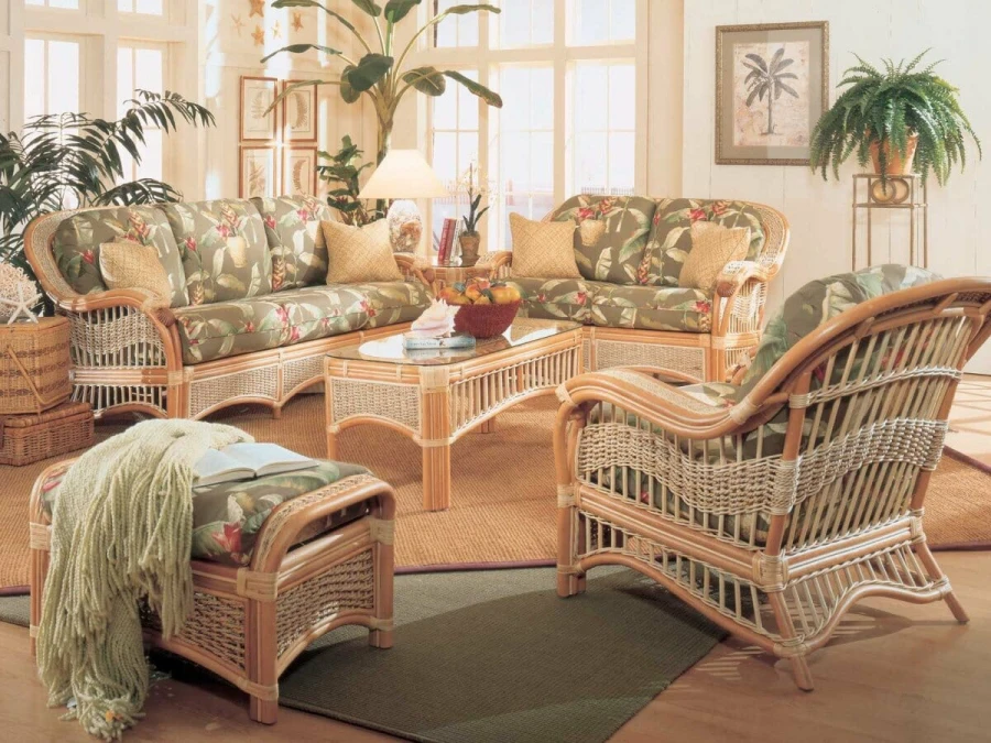 Wicker furniture