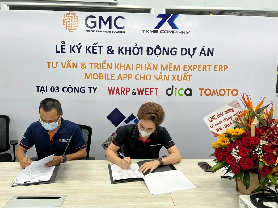 LỄ NGHIỆM THU DỰ ÁN TRIỂN KHAI MOBILE APP EXPERT ERP QUẢN LÝ SẢN XUẤT CHO TKMB GROUP
