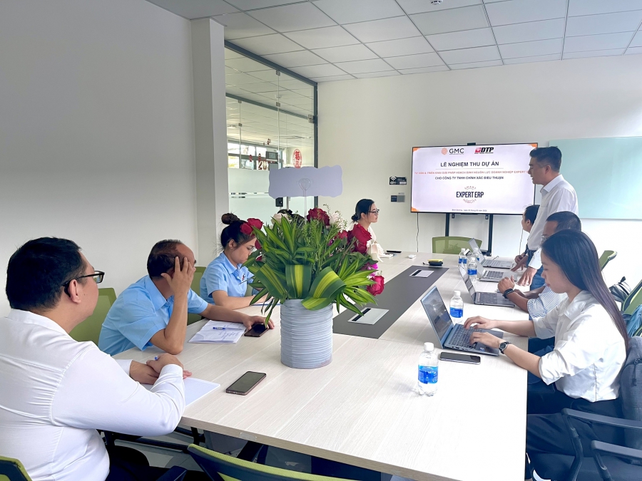 Lễ nghiệm thu Dự án: “Triển khai Expert ERP - Phần mềm chuyên sâu về quản lý sản xuất cho Điều Thuận”