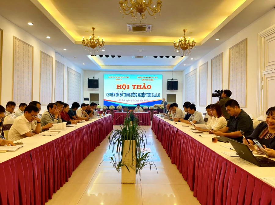 WORKSHOP ON DIGITAL TRANSFORMATION IN AGRICULTURE IN GIA LAI PROVINCE