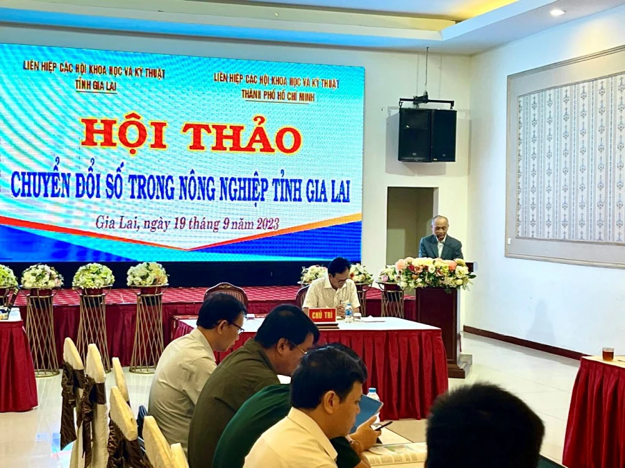 WORKSHOP ON DIGITAL TRANSFORMATION IN AGRICULTURE IN GIA LAI PROVINCE