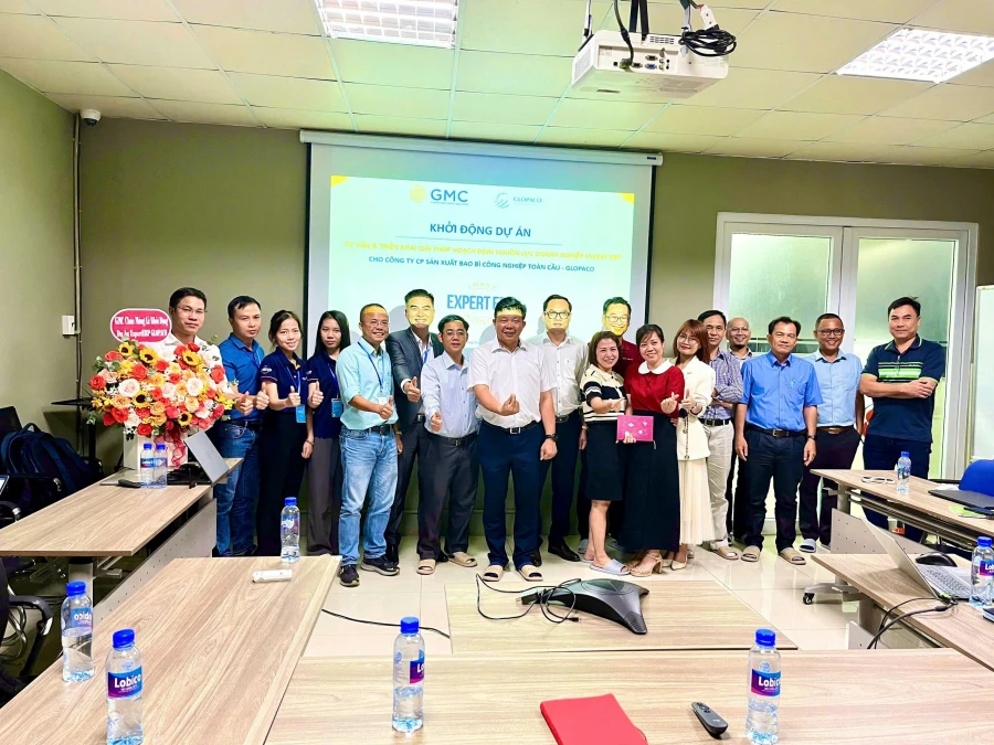 Kick-off ceremony for deploying Expert ERP software - In-depth production management solution for packaging industry for Glopaco