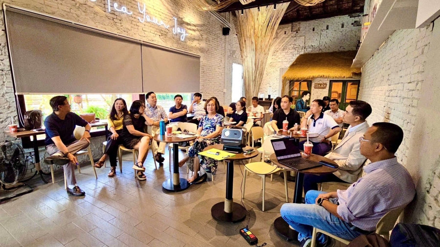 CAFE SÁNG THỨ 7 VỚI HỘI VIÊN HIỆP HỘI SƠN – MỰC IN VIỆT NAM (VPIA)