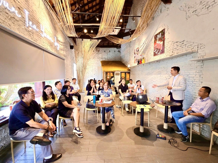 CAFE SÁNG THỨ 7 VỚI HỘI VIÊN HIỆP HỘI SƠN – MỰC IN VIỆT NAM (VPIA)