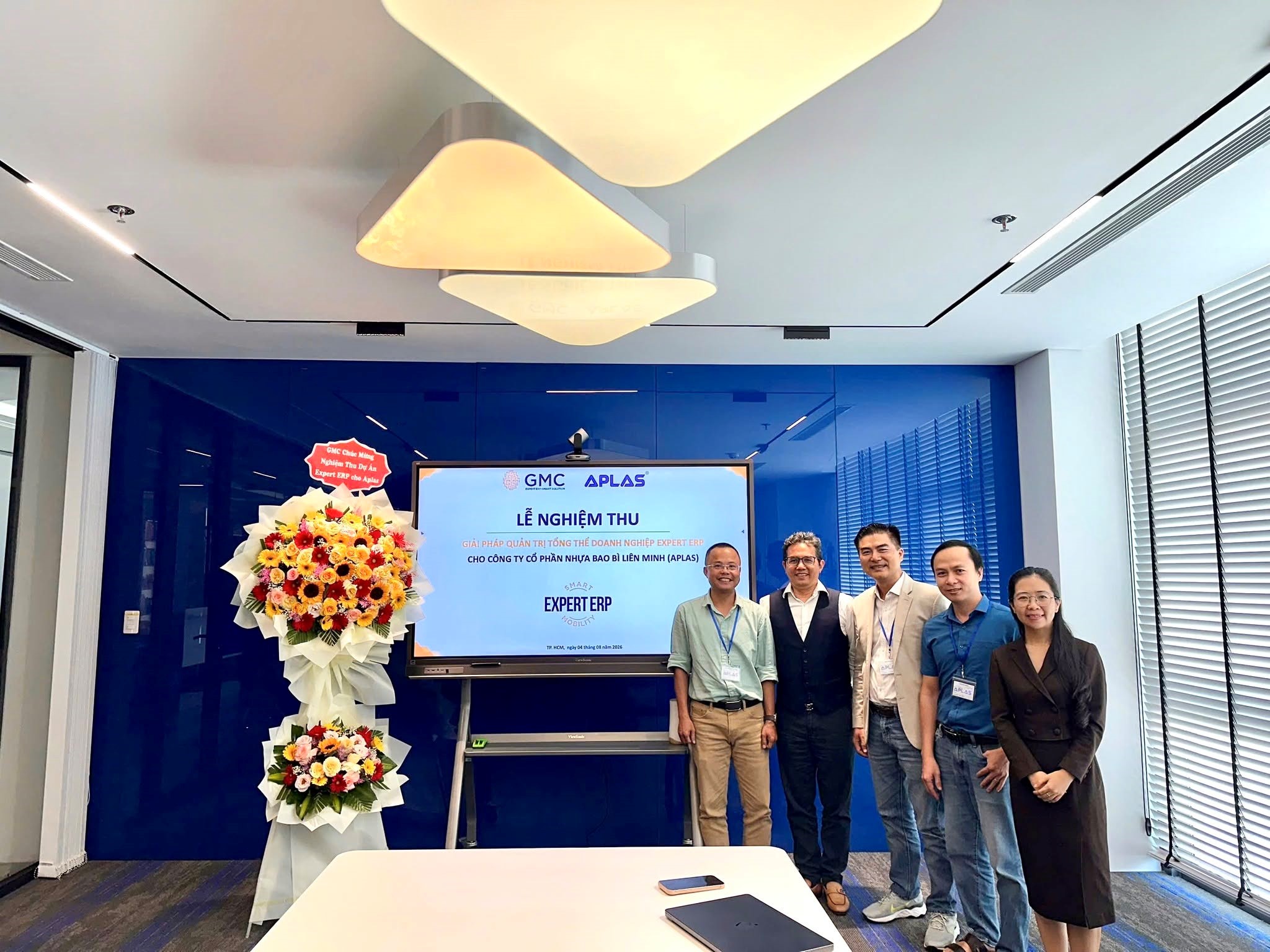 Lễ nghiệm thu dự án “Tư vấn & triển khai Expert ERP - Giải pháp quản lý sản xuất chuyên sâu ngành bao bì nhựa cho Aplas”