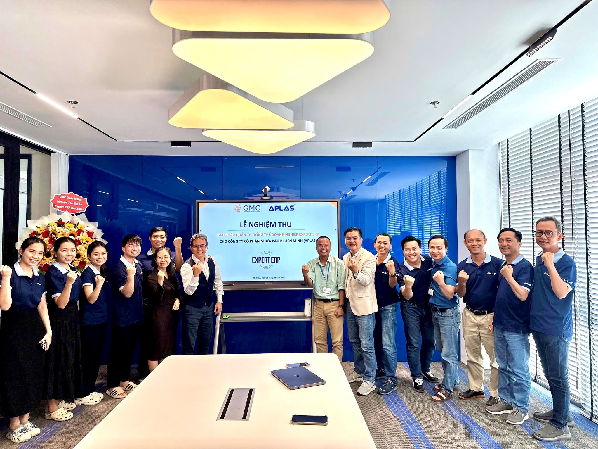 Lễ nghiệm thu dự án “Tư vấn & triển khai Expert ERP - Giải pháp quản lý sản xuất chuyên sâu ngành bao bì nhựa cho Aplas”
