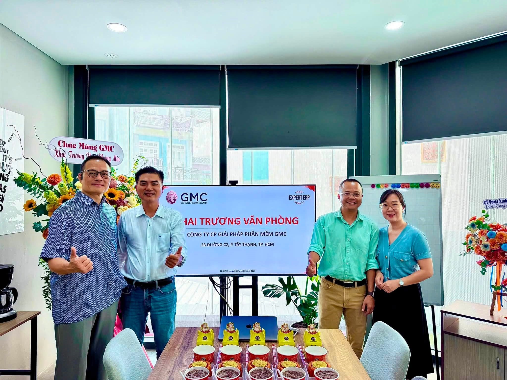KHAI TRƯƠNG VĂN PHÒNG MỚI CỦA GMC TẠI CT SPACE TOWER