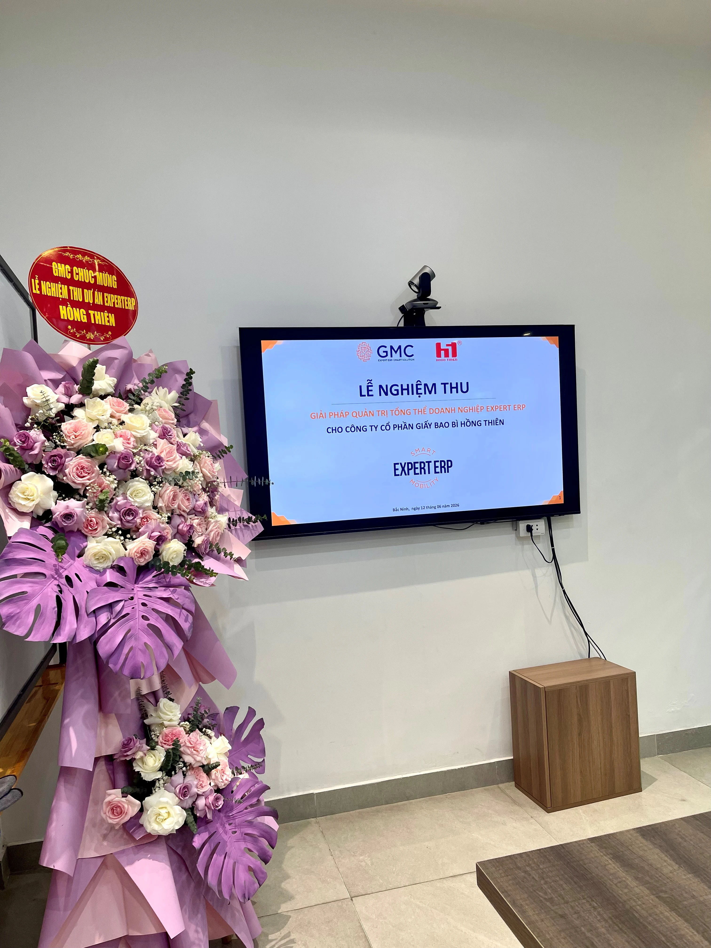Project Acceptance Ceremony for “Consulting & Implementation of Expert ERP - A Comprehensive Production Management Solution for the Packaging Industry at Hong Thien”
